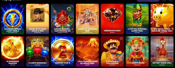 Nyxbets spellen